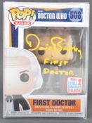 DOCTOR WHO - DAVID BRADLEY - SIGNED FUNKO POP FIGURE