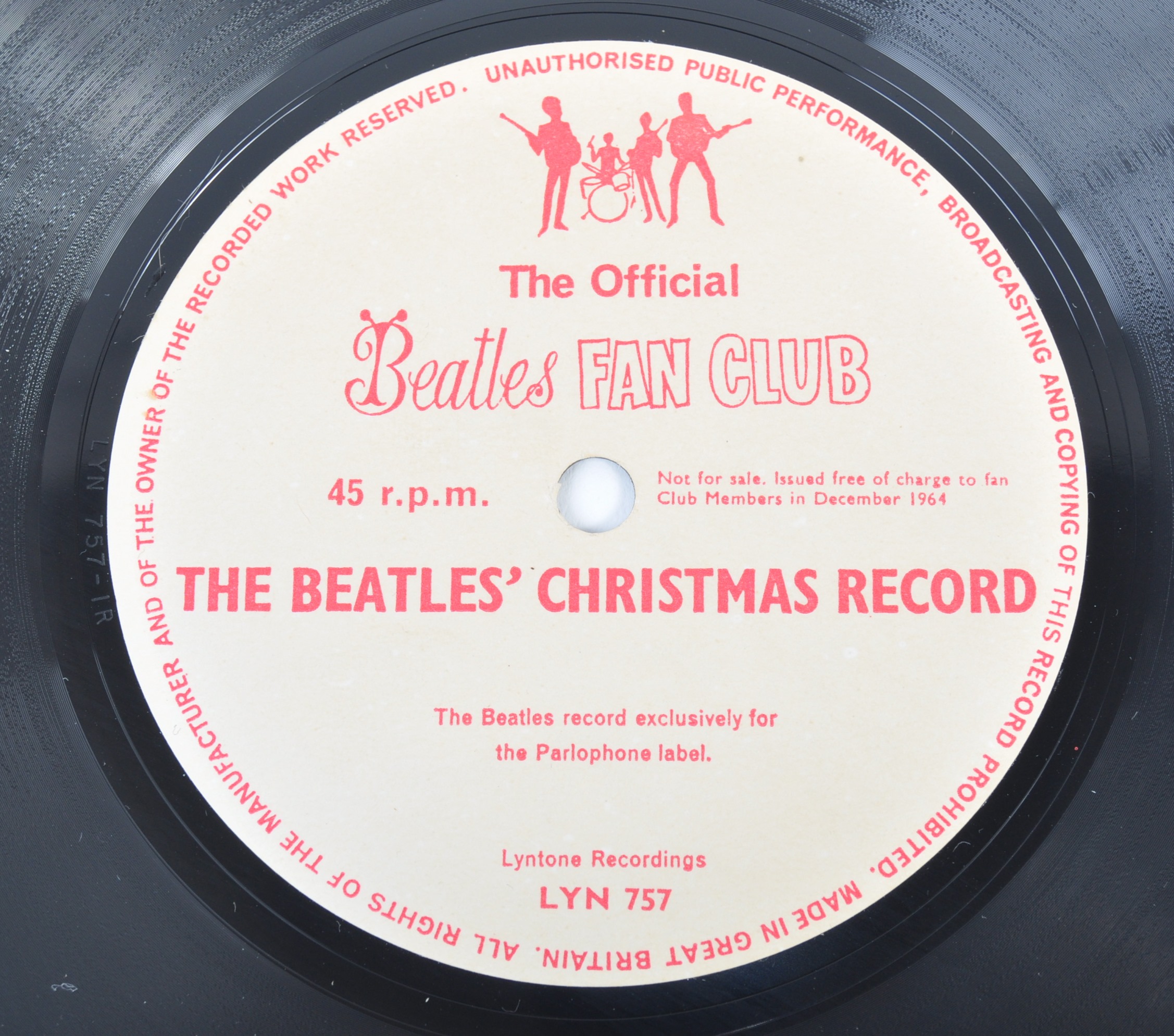 THE BEATLES - 1964 CHRISTMAS FLEXI DISC - Image 3 of 4