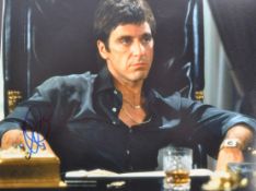 AL PACINO - SCARFACE - SIGNED 8X10" COLOUR PHOTOGR