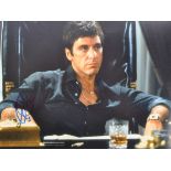 AL PACINO - SCARFACE - SIGNED 8X10" COLOUR PHOTOGR