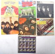 THE BEATLES - GROUP OF SEVEN VINYL RECORD ALBUMS