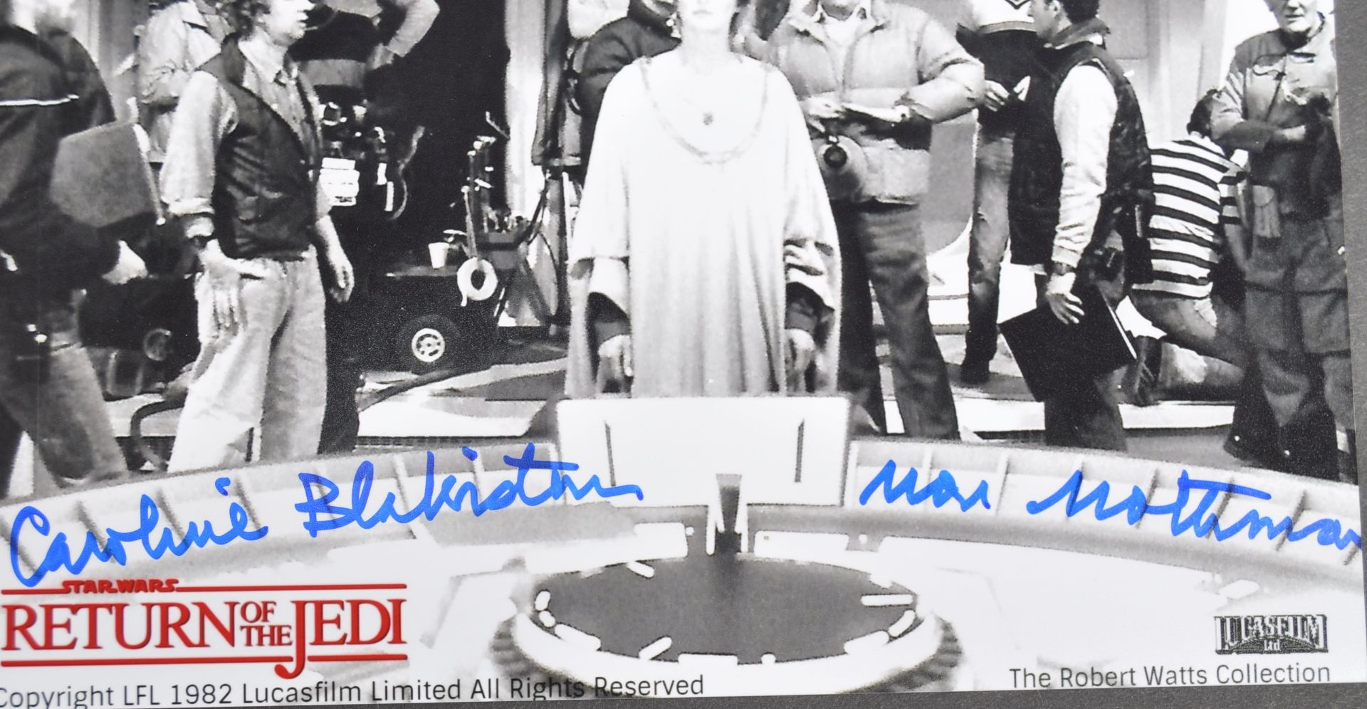 STAR WARS - ROBERT WATTS COLLECTION - DUAL SIGNED PHOTOGRAPH - Image 3 of 3