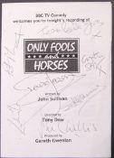 ONLY FOOLS & HORSES - ORIGINAL AUTOGRAPHED BBC PROGRAMME