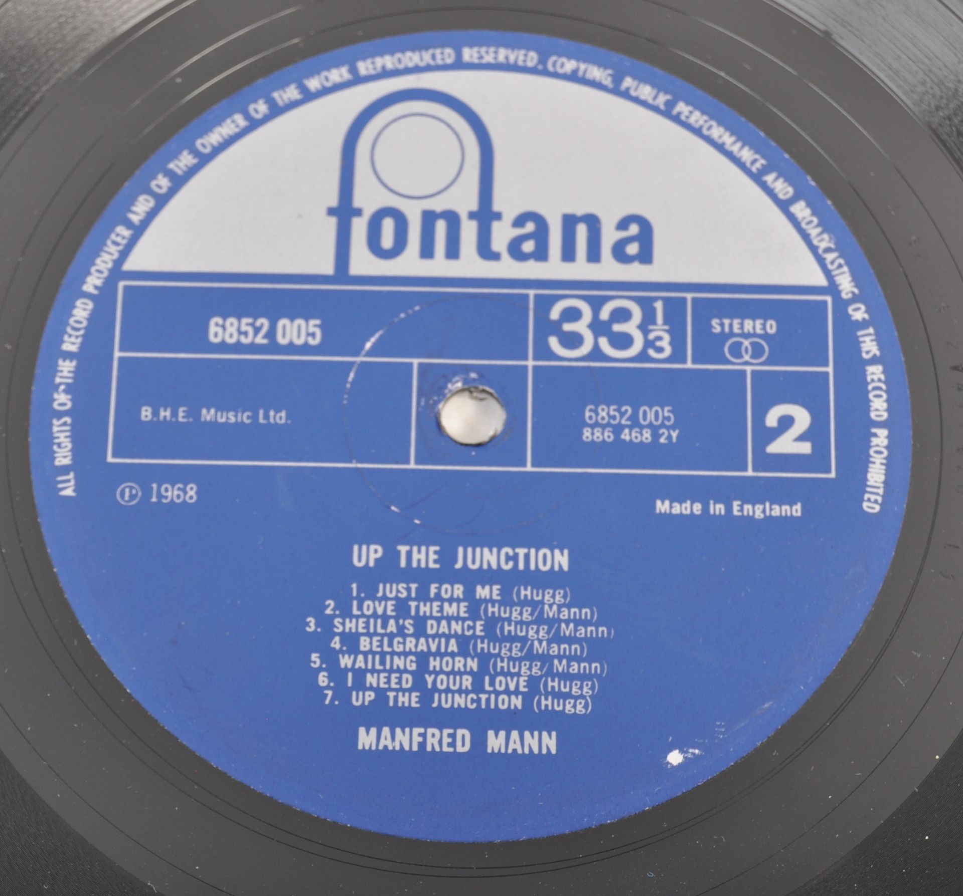 MANDRED MANN - UP THE JUNCTION SOUNDTRACK - 1970 FONTANA LABEL - Bild 4 aus 4