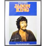 PETER WYNGARDE - JASON KING - AUTOGRAPHED 8X10" PH