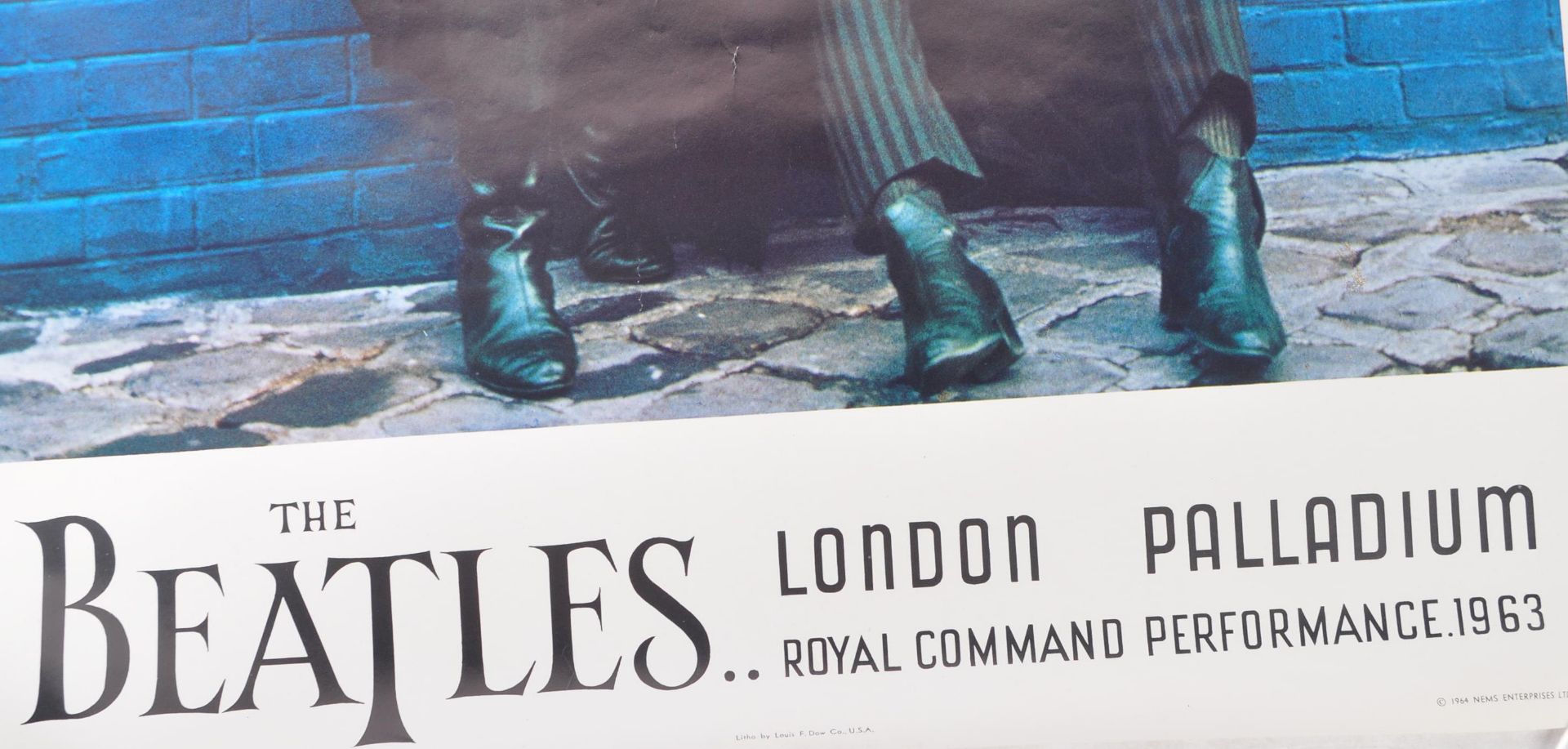 THE BEATLES ROYAL COMMAND PERFORMANCE LONDON PALLADIUM POSTER - Image 2 of 4
