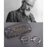 GEORGE BERNARD SHAW - PAIR OF OWNED & WORN SPECTACLES
