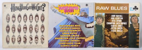 BLUES ROCK / ELECTRIC BLUES / COUNTRY BLUES - THREE COMPILATION RECORDS