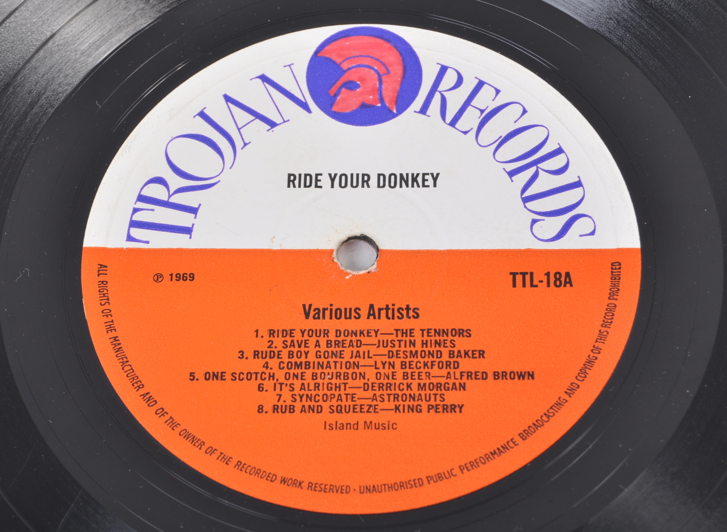 RIDE YOUR DONKEY - COMPILATION ALBUM - 1969 TROJAN LABEL - Image 3 of 4