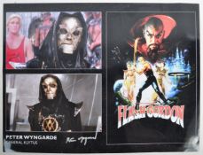 PETER WYNGARDE MEMORABILIA - FLASH GORDON SIGNED 16X12