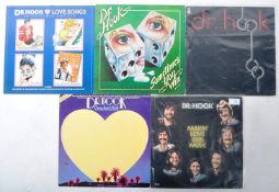 DR HOOK - GROUP OF FIVE VINYL RECORD ALBUMS