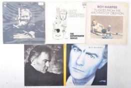 ROY HARPER - GROUP OF FIVE VINYL RECORD ALBUMS