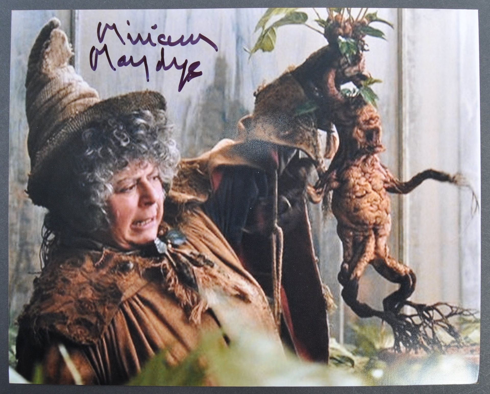 HARRY POTTER - MIRIAM MARGOYLES - AUTOGRAPHED 8X10" PHOTO