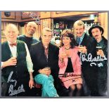 ONLY FOOLS & HORSES - CAST AUTOGRAPHED PHOTOGRAPH