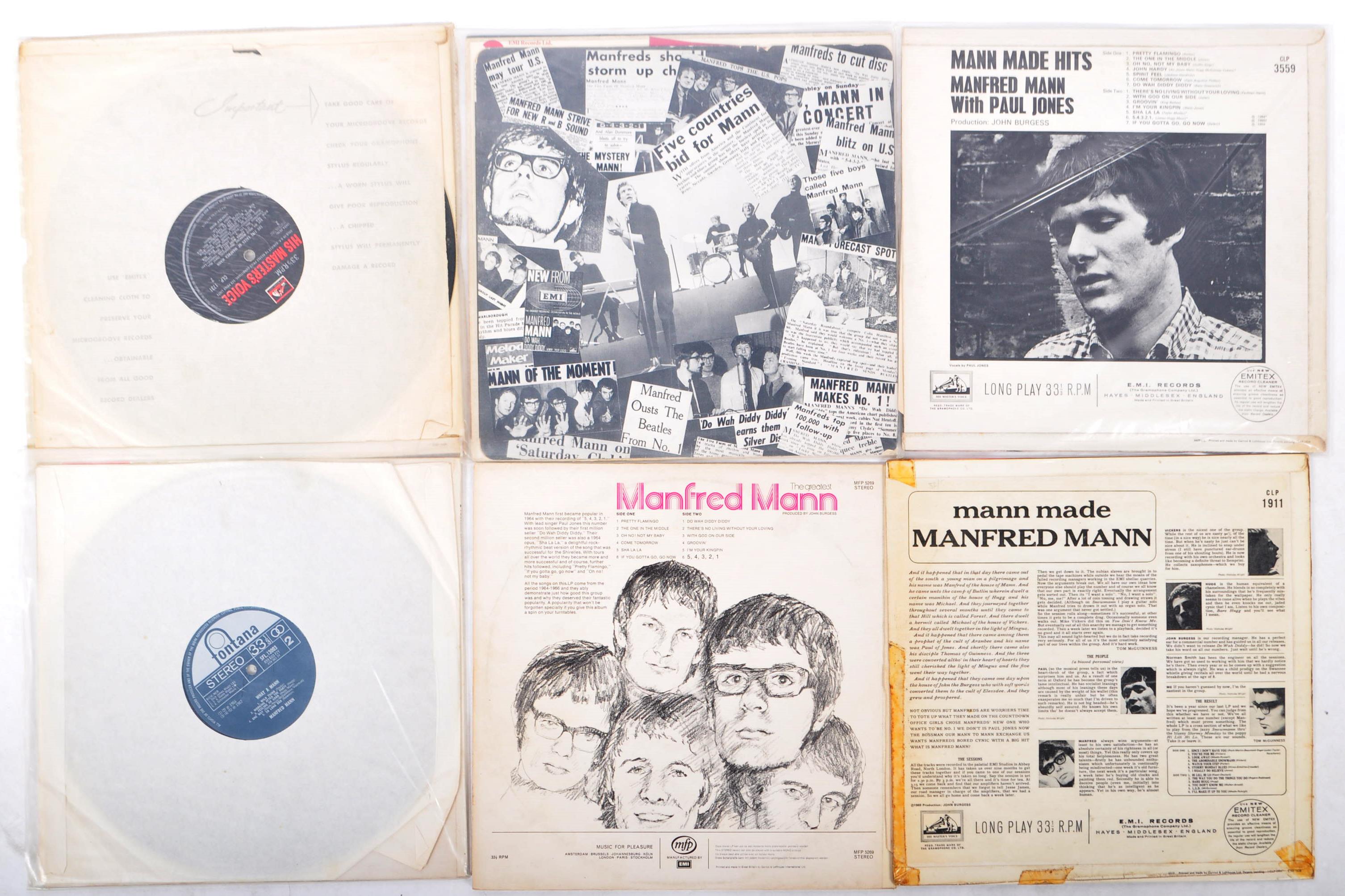 MANFRED MANN - GROUP OF SIX VINYL RECORD ALBUMS - Image 2 of 3