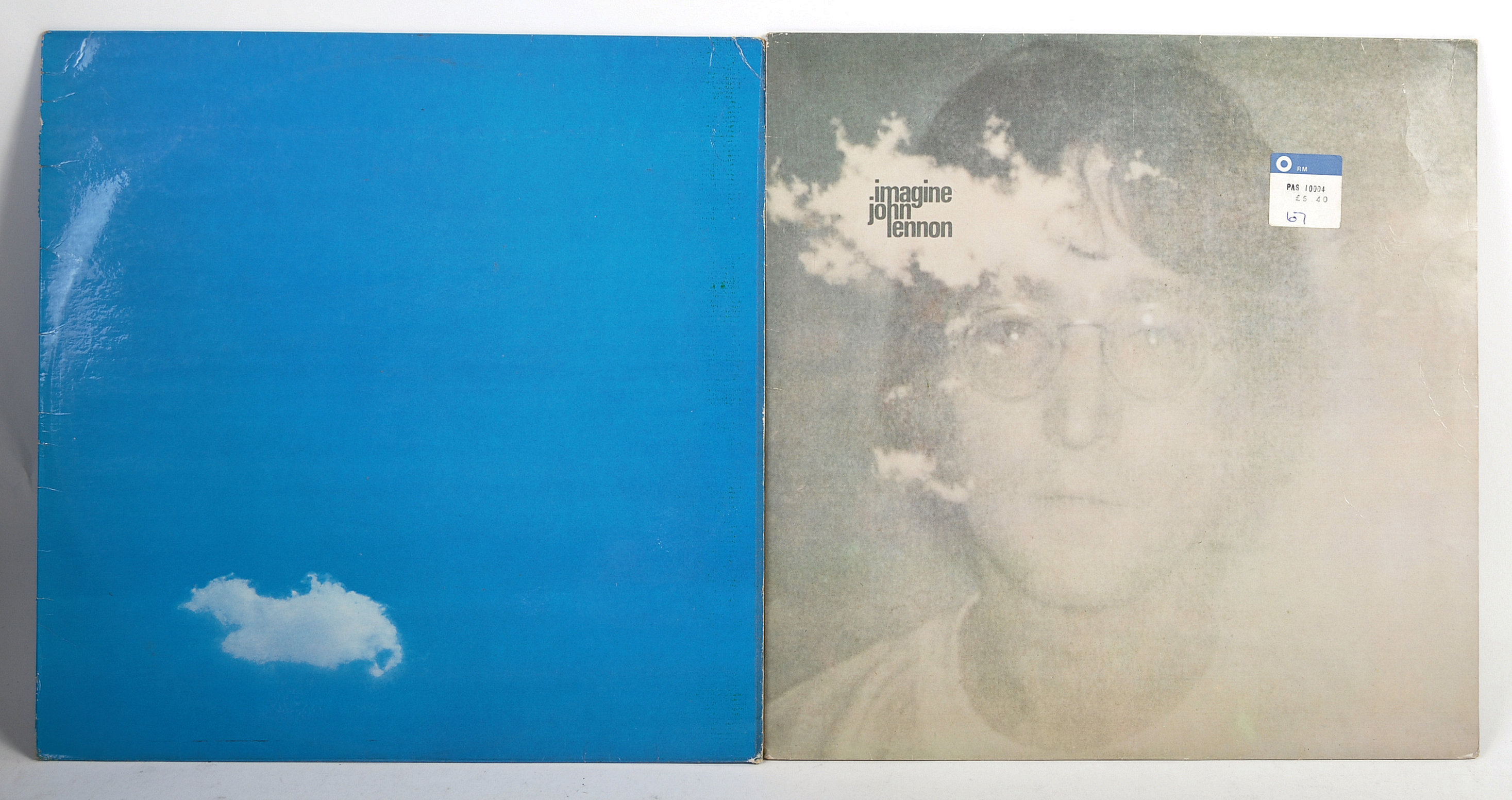 JOHN LENNON PLASTIC ONO BAND - TWO RECORD ALBUMS - LIVE PEACE IN TRONTO 1969 AND IMAGINE