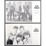 THE MOVE - 1960s / 70s BRITISH ROCK BAND - SIGNED ORIGINAL CARDS