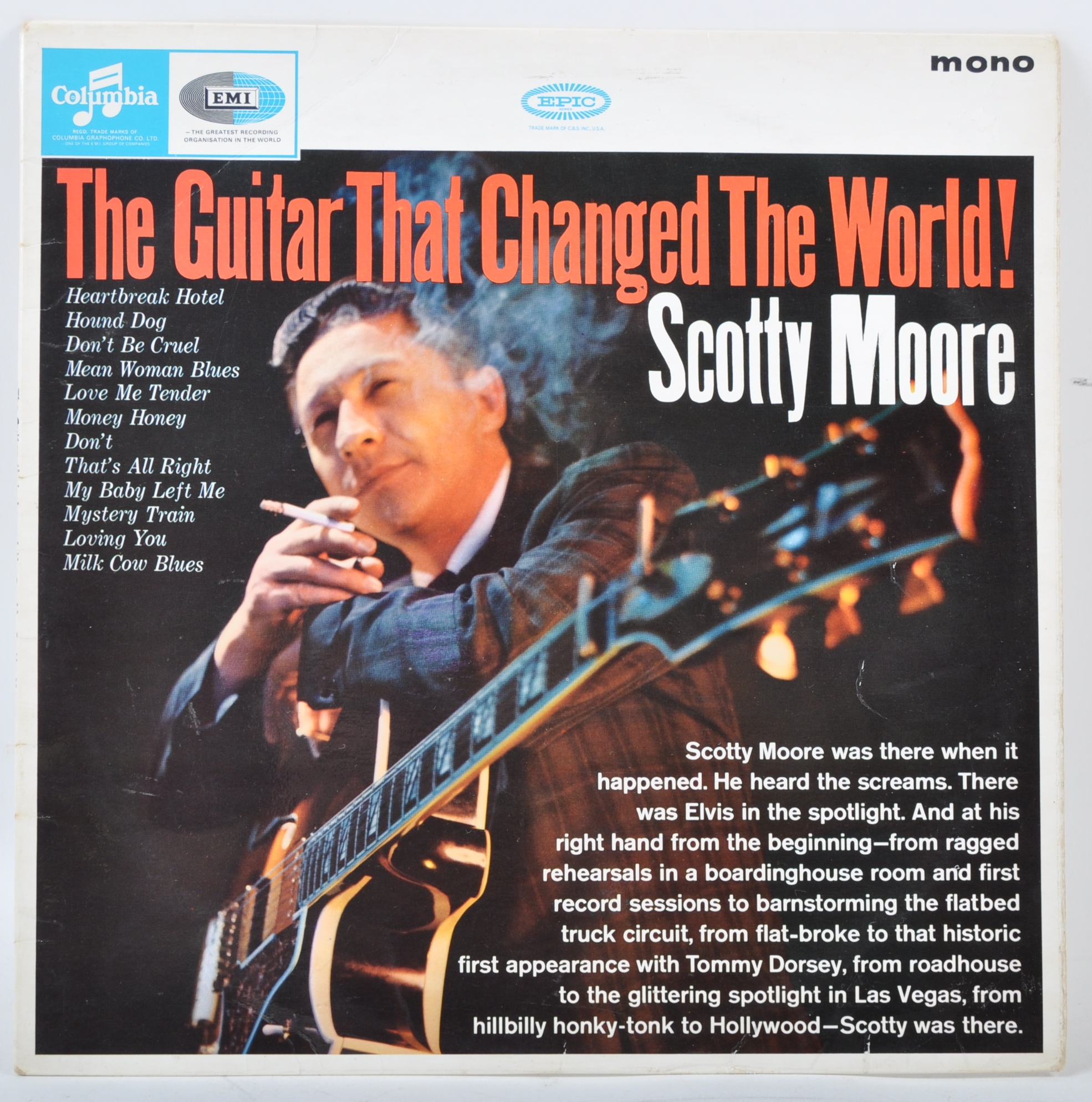 SCOTTY MOORE - THE GUITAR THAT CHANGED THE WORLD! - 1964 COLUMBIA RELEASE