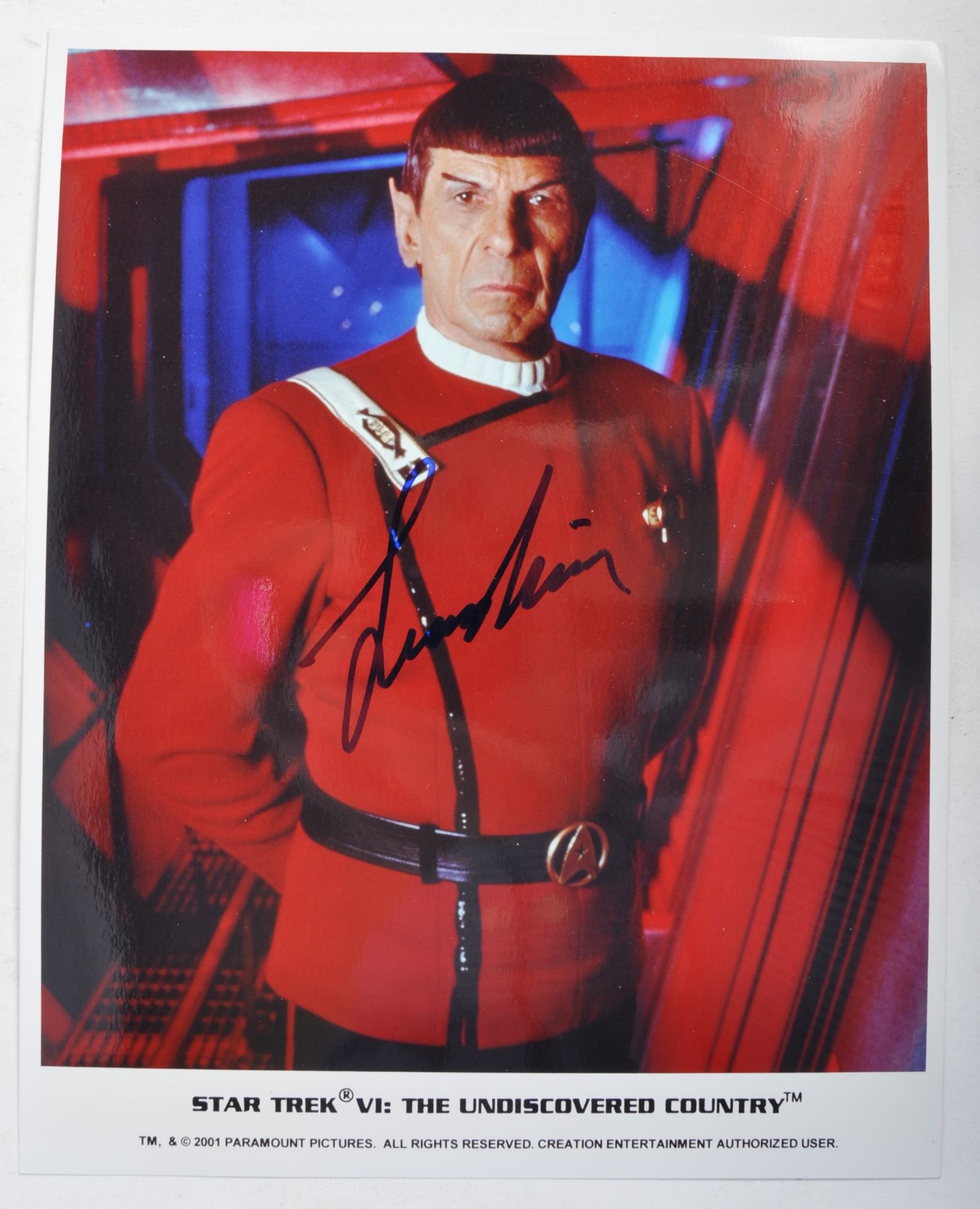 STAR TREK AUTOGRAPH - LEONARD NIMOY - SIGNED PHOTO