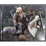 THE LORD OF THE RINGS - BERNARD HILL - AUTOGRAPHED 8X10" PHOTO