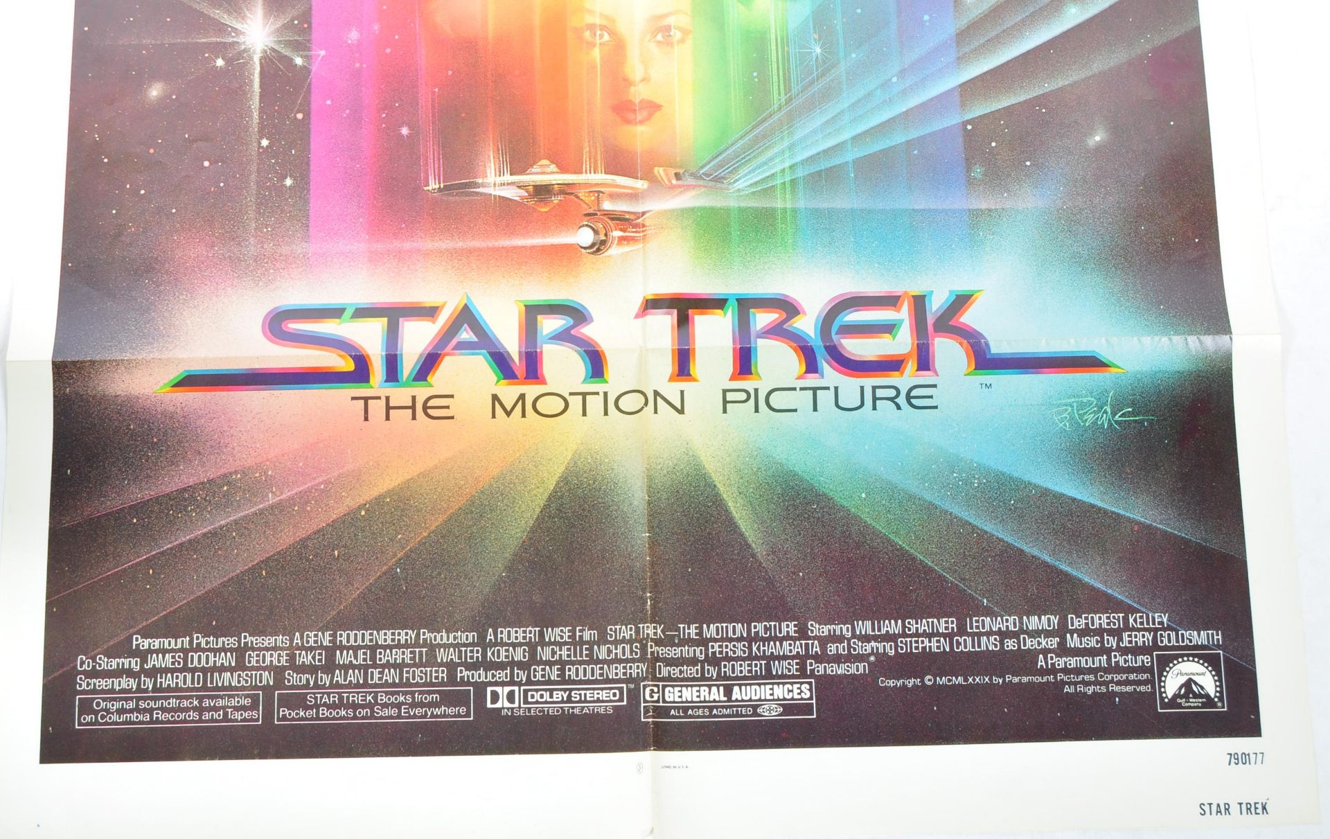 STAR TREK THE MOTION PICTURE (1979) - US ONE SHEET POSTER - Image 4 of 4