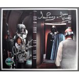 FROM THE COLLECTION OF DAVE PROWSE - DUAL STAR WARS SIGNED PHOTO