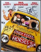 ONLY FOOLS & HORSES THE MUSICAL - CAST SIGNED PHOTOGRAPH