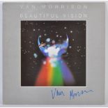 VAN MORRISON - BEAUTIFUL VISION - RARE SIGNED VINYL RECORD