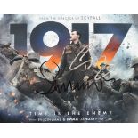 1917 (2019) - SAM MENDES & GEORGE MACKAY - DUAL SIGNED PHOTOGRAPH