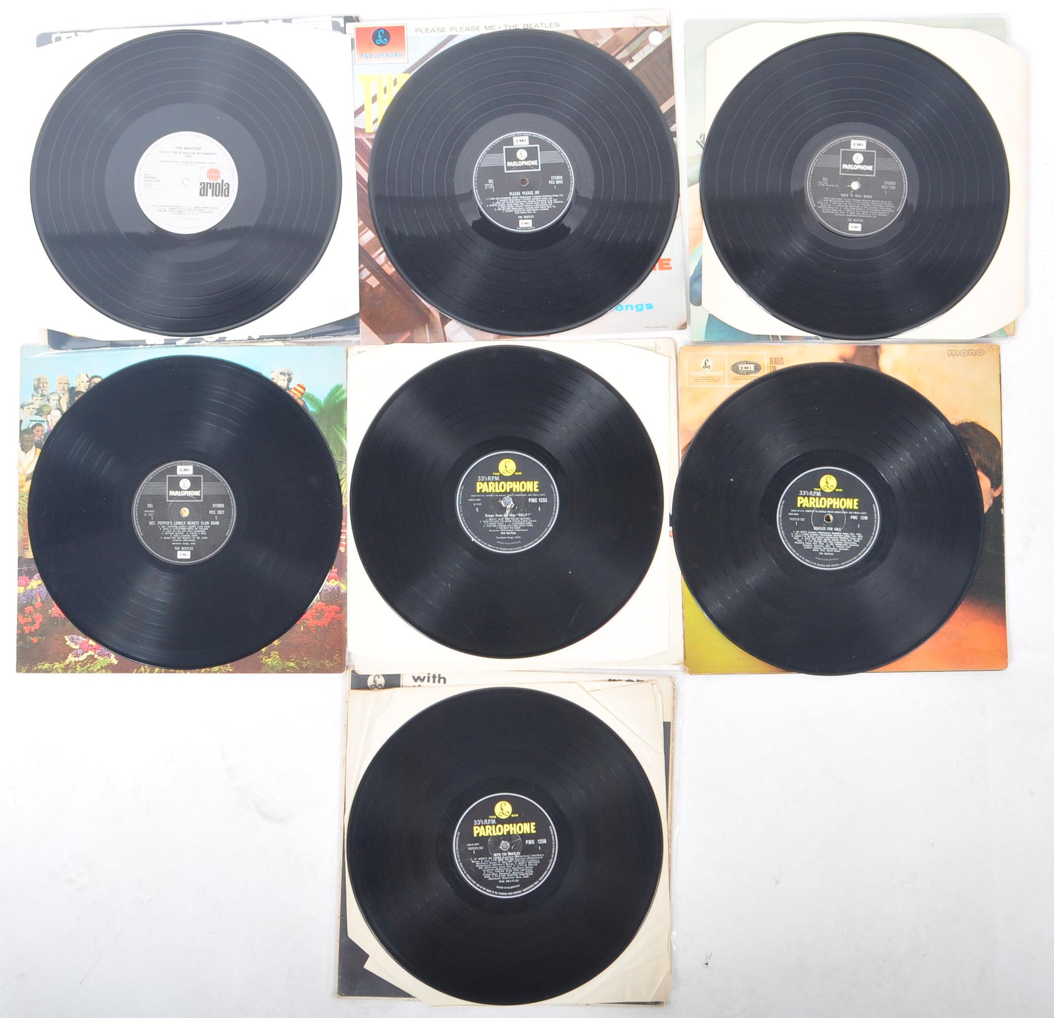 THE BEATLES - GROUP OF SEVEN VINYL RECORD ALBUMS - Image 3 of 3