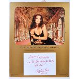 FROM THE COLLECTION OF VALERIE LEON - LARGE VINTAGE SIGNED BOARD