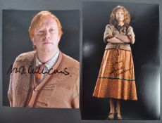 HARRY POTTER - JULIE WALTERS & MARK WILLIAMS SIGNED PHOTOS