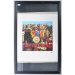 THE BEATLES LIMITED EDITION SGT PEPPER'S LONELY HEARTS CLUB BAND LITHOGRAPH PRINT