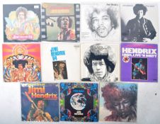 THE JIMI HENDRIX EXPERIENCE - GROUP OF ELEVEN VINYL RECORD ALBUMS