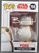 STAR WARS - BRIAN HERRING - PORG - AUTOGRAPHED FUNKO POP