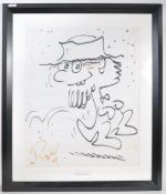 ROLF HARRIS - PRESENTER, SINGER & ARTIST - RARE LARGE SKETCH