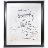 ROLF HARRIS - PRESENTER, SINGER & ARTIST - RARE LARGE SKETCH