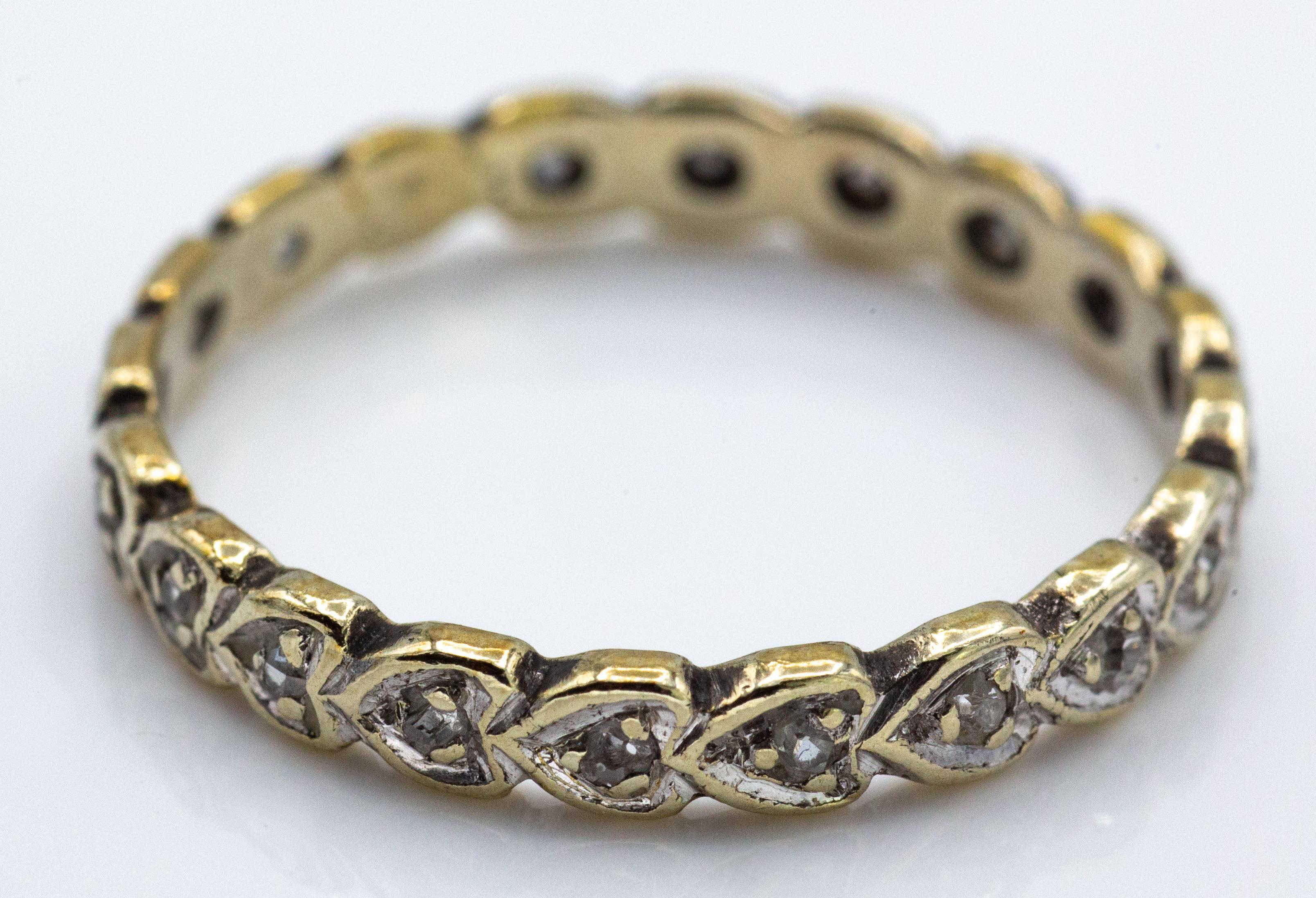 9ct Gold & Diamond Eternity RIng