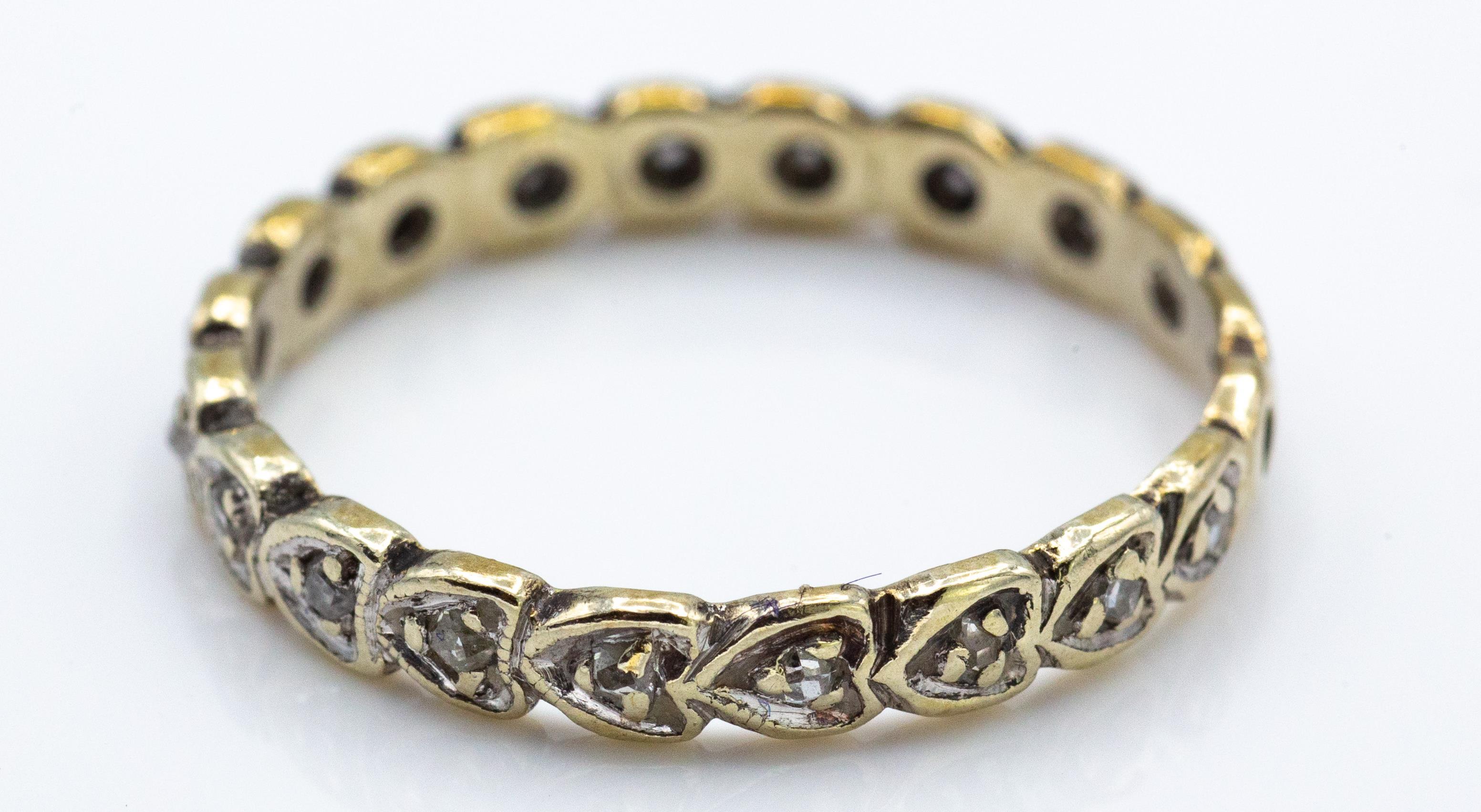 9ct Gold & Diamond Eternity RIng - Image 2 of 3