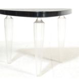 A VINTAGE 20TH CENTURY COFFEE TABLE / SIDE TABLE OF A GEOMETRICAL FORM