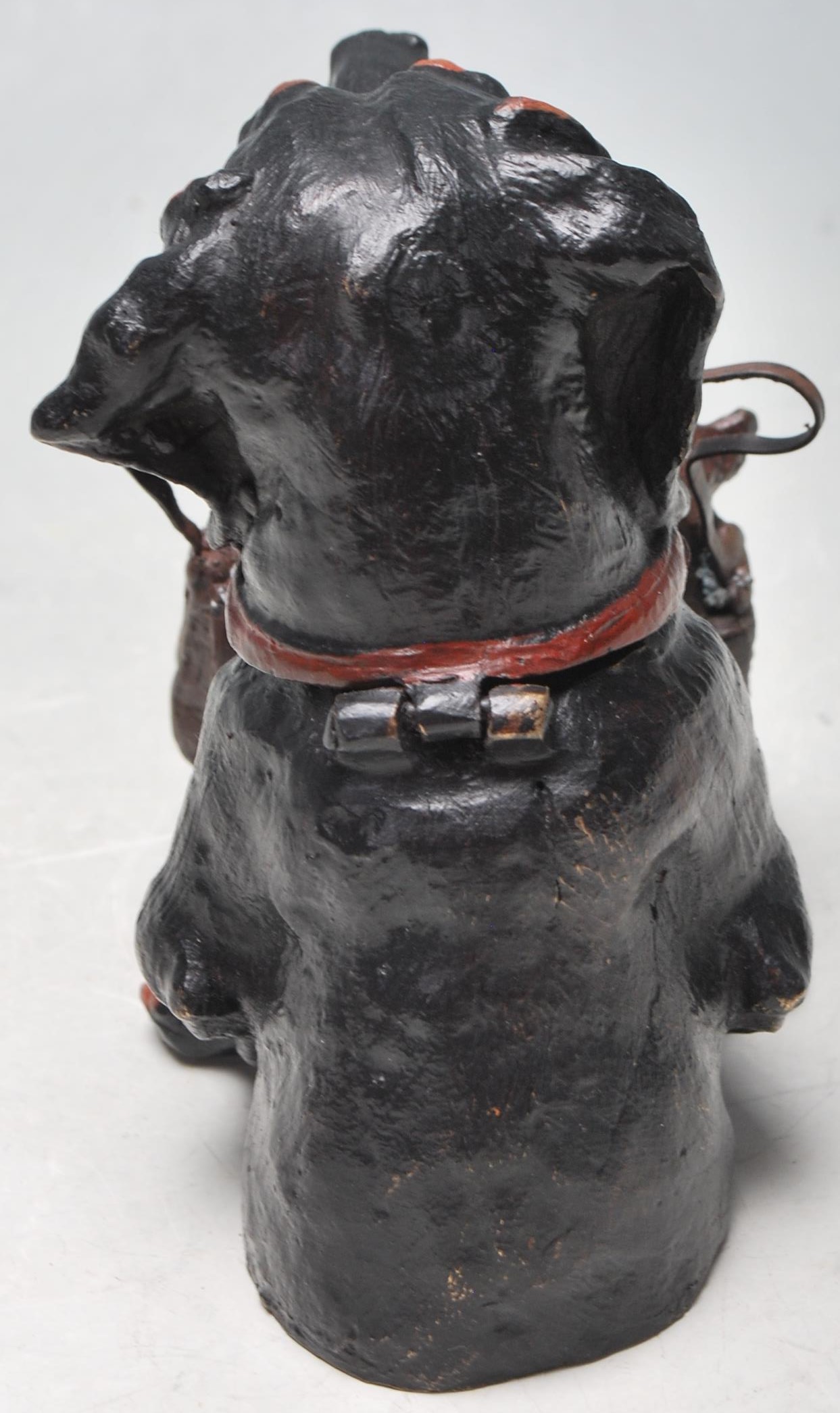 AUSTRIAN STYLE COLDPLAINTED BRONZE DACHSHUND INKWELL - Image 4 of 6