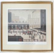 AFTER LS LOWRY THE REMOVAL PRINT 1928