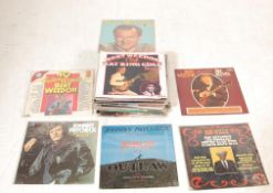 COLLECTION OF VINTAGE COUNTRY AND WESTERN VINYL LP LONG PLAY RECORDS