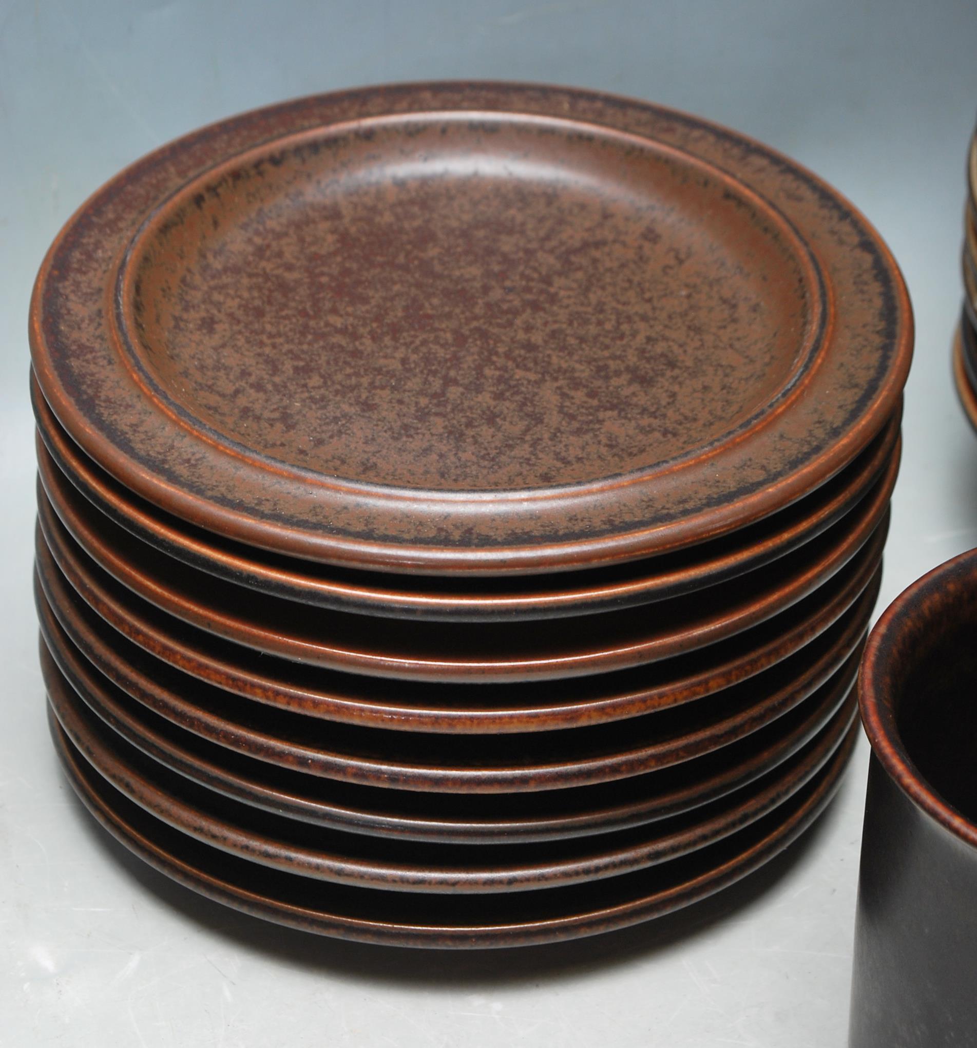 1970’S DINNER SERVICE BY ARABIA WITH RUSKA PATTERN - Image 5 of 8