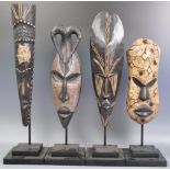 TRIBAL ART - COLLECTION OF 20TH CENTURY TRIBAL MASKS
