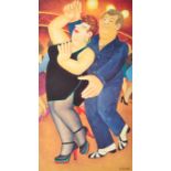 BERYL COOK SIGNED PRINT ENTITLED ' DIRTY DANCING '