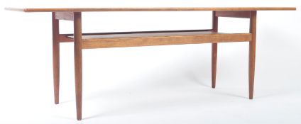 VINTAGE RETRO DANISH TEAK WOOD COFFEE TABLE