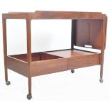 KOFOD LARSEN FOR G-PLAN DANISH 1960'S TEAK WOOD SERVING COCKTAIL TROLLEY