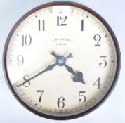 SYNCHRONOME ELECTRIC / BAKELITE CASED INDUSTRIAL / STATION WALL CLOCK