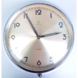 ORIGINAL JUNGHANS ELECTORA CHROME WALL CLOCK